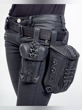 Jungle tribe maniacal menace utility belt and hip bag